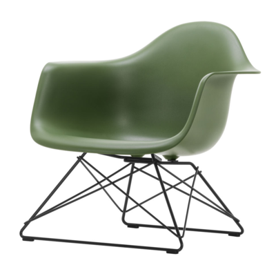 Vitra loungestoel Eames LAR zwart onderstel