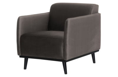 Fauteuil Statement met arm fluweel
