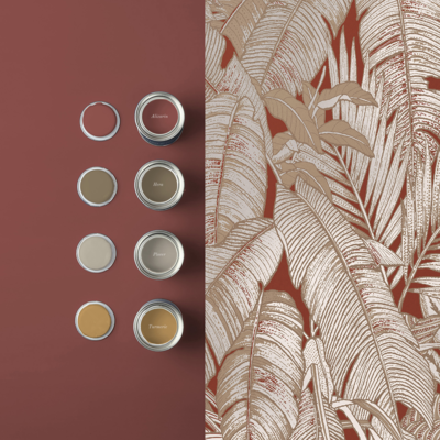 Graham &amp; Brown  vliesbehang  Paradys Alizarin