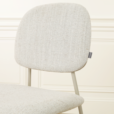 Eetkamerstoel Jasmijn - grijsbeige onderstel