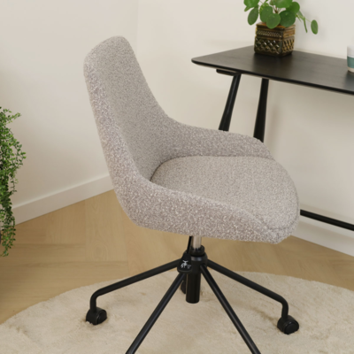 Bureaustoel Nout-Isa - zwart onderstel