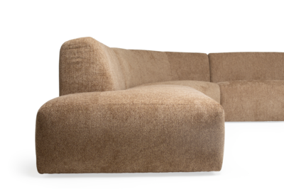 JaxxChoice hoekbank Veda bruin