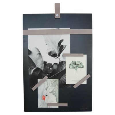 Magneetbord met magneetstrips