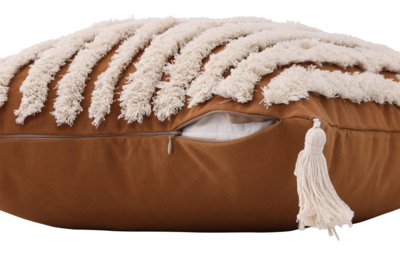 Haka Kussenhoes 45x45cm - Bruin