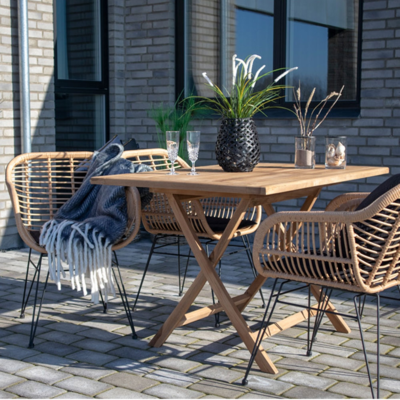 Houten tuintafel Jane