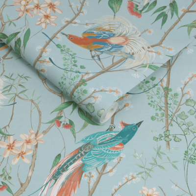 Graham &amp; Brown vliesbehang Clavering Birds Noon Sky