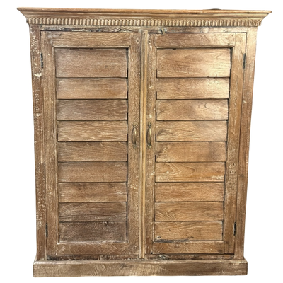 Kast 2 deur shutter naturel