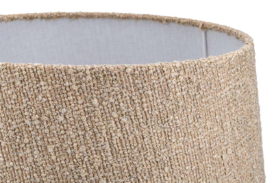 Lampenkap rond Bouclé beige