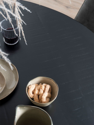 Eettafel Bob Rond Zwart ø150 cm