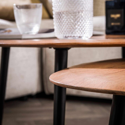 Salontafel Wolk (set van 2)