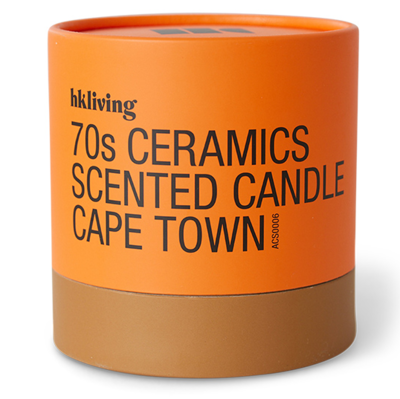 HKliving 70s ceramics scented candle - Cape town