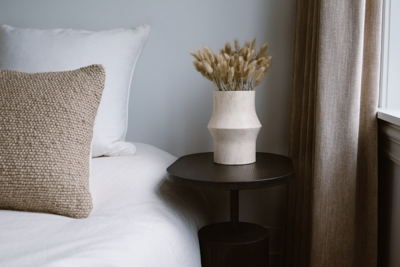 Travertine design vaas