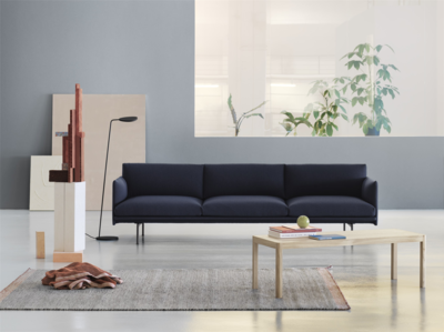 Muuto 3,5-zitsbank Outline (snel leverbaar)