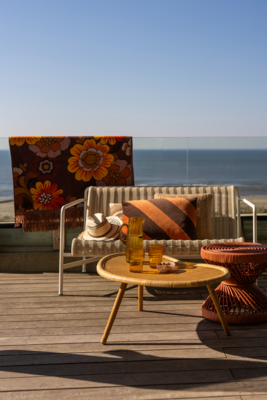 Kussen Loek jute natural vierkant