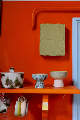 HK 70's Ceramics tapas schaaltje op voet L slush