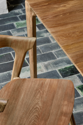 Ethnicraft - Teak Bok eettafel - teak onbehandeld