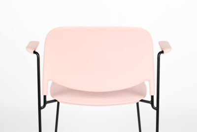 Housecraft living eetkamerstoel Stacks met armleuningen (set van 4)