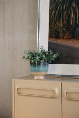 Retro flower pot lagoon