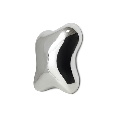 HK Sculptuur Orb wall chrome