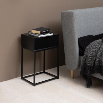 Elmira Nachtkastje - 40 x 30 cm - Zwart