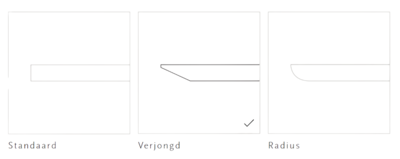 Studio HENK tafel Slim Co Rechthoekig, zwart frame - Smart Collectie