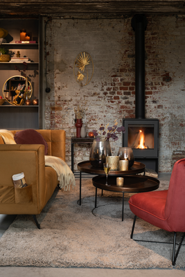 Bijzettafels Rond aluminium - Set van 3