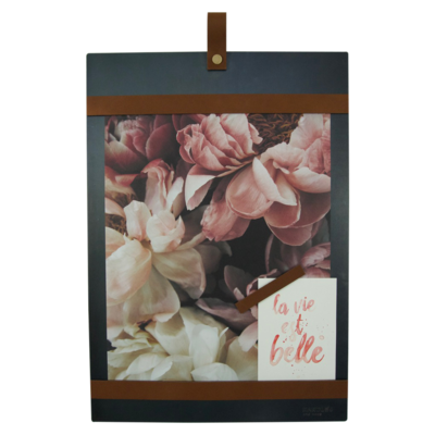 Magneetbord met magneetstrips