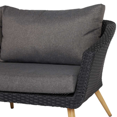 Rotan tuinbank Fien - 3 zits - Met zitkussens