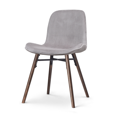 Eetkamerstoel Nena-Fé walnoot houten onderstel