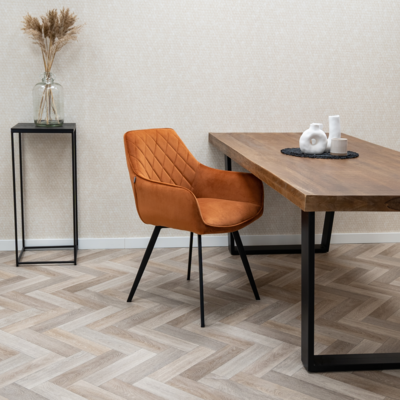 Kick eetkamerstoel Karl velvet