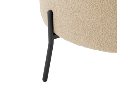 Fauteuil Noble Teddy Curl polyester
