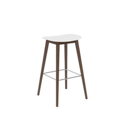 Muuto barkruk Fiber Bar Stool Wood Base