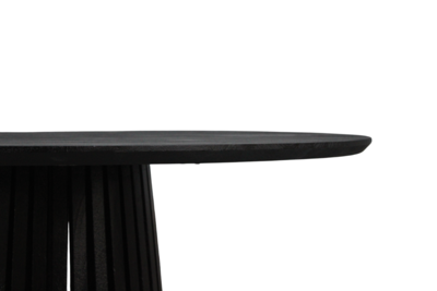 Eettafel Sevilla 130cm zwart