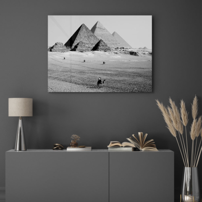 Walljar acrylglas schilderij - Pyramids of Egypt