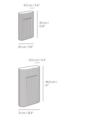Muuto vaas Ridge Medium