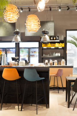 Dutchbone Franky Barkruk Velvet 80 cm - Set van 2