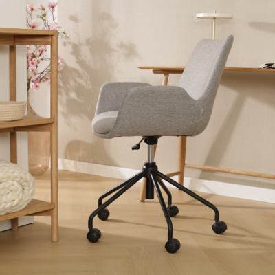 Bureaustoel Nout-Eef zwart onderstel