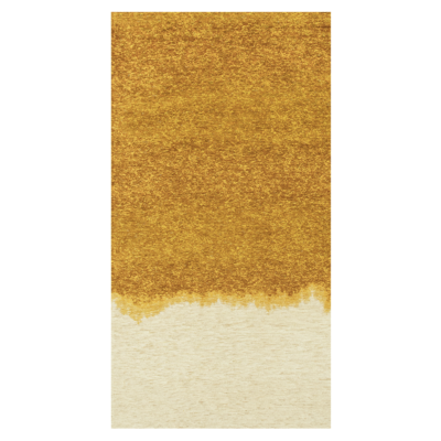 Geel en beige Storm gradiënt vloerkleed tapijt