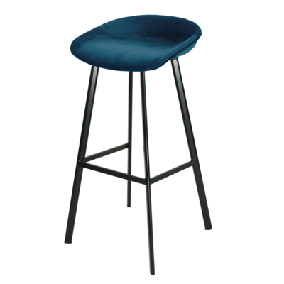 Kick barkruk Finn hoog (zithoogte 80 cm)