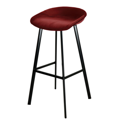 Kick barkruk Finn hoog (zithoogte 80 cm)