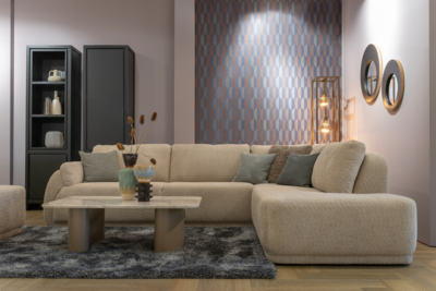 JaxxChoice hoekbank Lavi beige