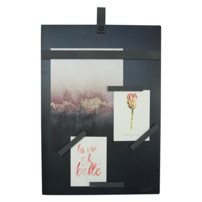 Magneetbord met magneetstrips