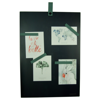 Magneetbord met magneetstrips