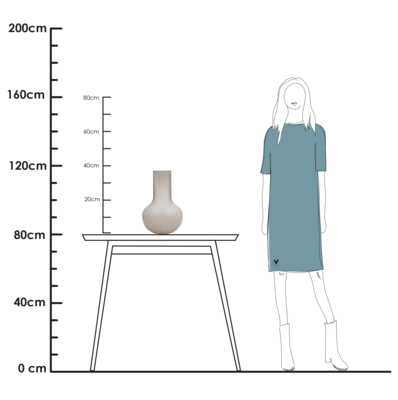 Vaas Seim S ivory Ø25,5 x H37 cm 
