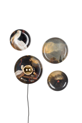 Bold Monkey wandlamp No food here (set van 4)