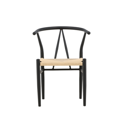 Eetkamerstoel Bengt - met rotan zitting