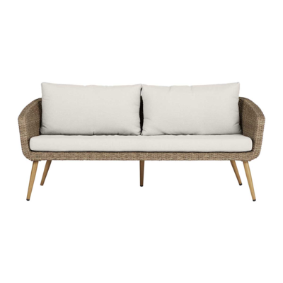 Rotan tuinbank Fien - 3 zits - Met zitkussens