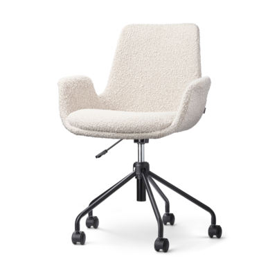 Bureaustoel Nout-Eef zwart onderstel