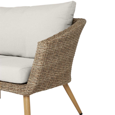 Rotan tuinbank Fien - 3 zits - Met zitkussens