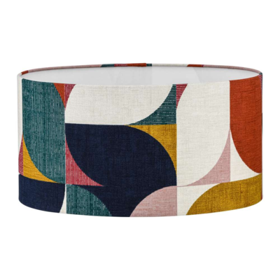 Lampenkap Ovaal Retro color